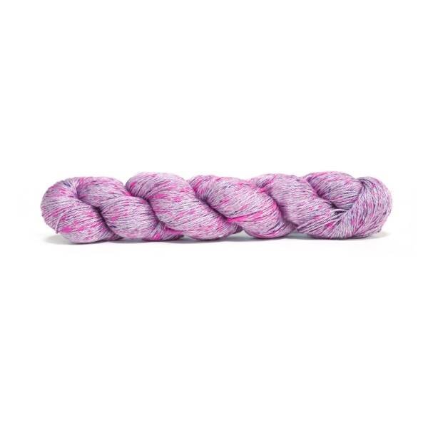 Echeveau 50g - 100% soie - Tangled - Spun Silk world Tricot Maison du Haut Mercier 0085-CANDY CRUSH 