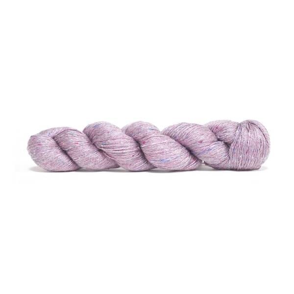 Echeveau 50g - 100% soie - Tangled - Spun Silk world Tricot Maison du Haut Mercier 0101-HEATHER 