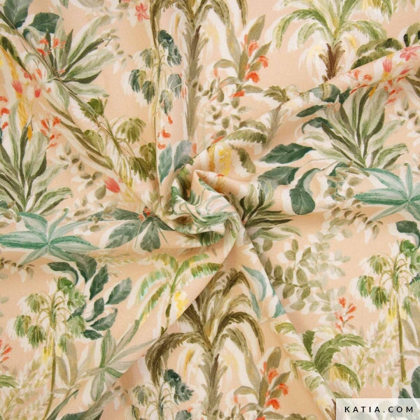 Ecoviscose Cocoa Fruit Palm Tissus Katia 