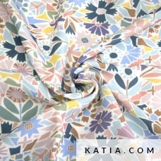 Ecoviscose Mosaic Tile Tissus Katia 