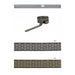 Élastique eventails metalliques 32mm Rubanerie Stéphanoise 