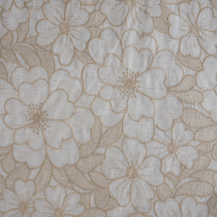 Embroidery De Luxe Flowers Sand Tissus Quality Textiles 
