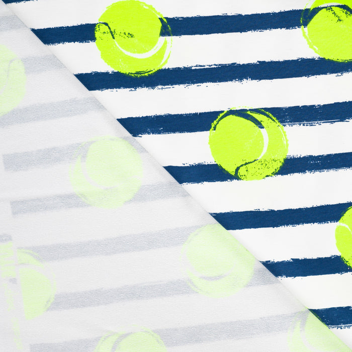 French Terry Dots Ecru Tissus Quality Textiles 