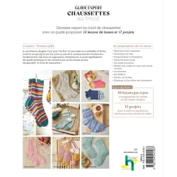 GUIDE EXPERT CHAUSSETTES AU TRICOT Livre Les éditions de saxe 