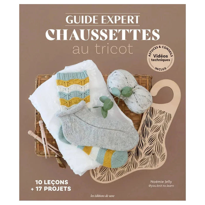 GUIDE EXPERT CHAUSSETTES AU TRICOT Livre Les éditions de saxe 