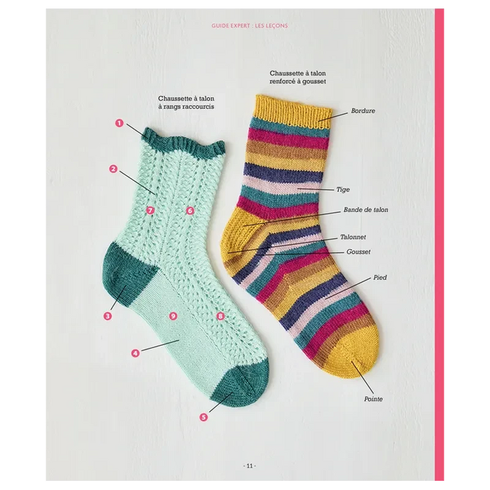 GUIDE EXPERT CHAUSSETTES AU TRICOT Livre Les éditions de saxe 