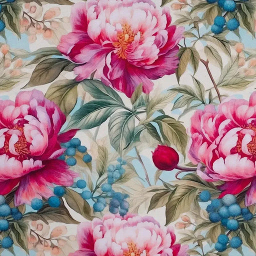 Half Panama Digital Print Tissus Quality Textiles 