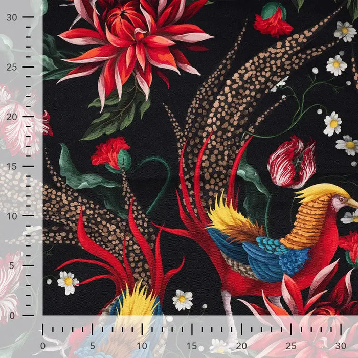 Half Panama Digital Print Tissus Quality Textiles 