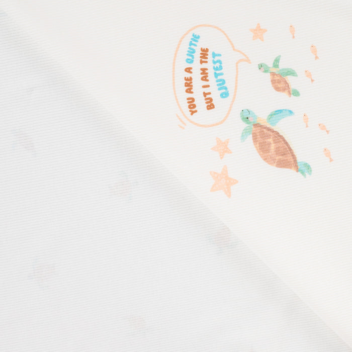 Jersey côtelé - Turtle Ecru - Panneau 60cm Tissus Quality Textiles 