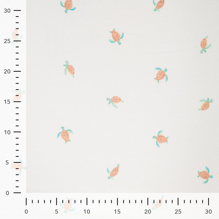 Jersey côtelé - Turtle Ecru - Panneau 60cm Tissus Quality Textiles 