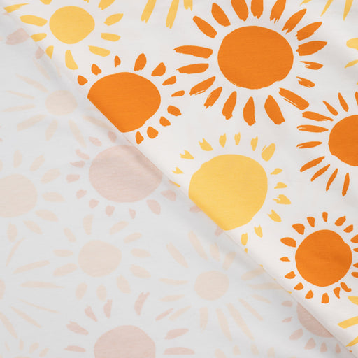 Jersey printed Sun Soft Yellow Tissus Quality Textiles 