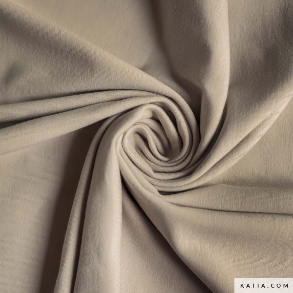 Jersey uni Bio Tissus Katia 20 - Beige 