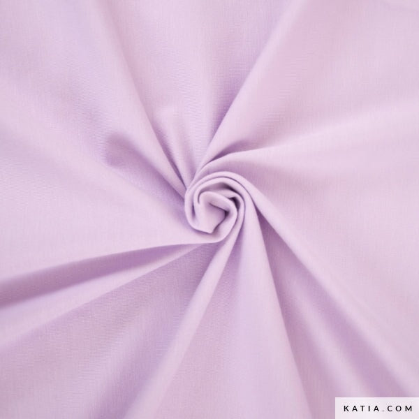 Jersey uni Bio Tissus Katia 28 - Lilas 