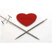 KIT AIGUILLES INTERCHANGEABLES CHIAOGOO TWIST RED LACE 13cm MINI Tricot Chiaogoo 