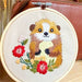 KIT BRODERIE AVEC TAMBOUR 15 CM - AMI DU JARDIN Broderie MILPOINT 
