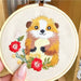 KIT BRODERIE AVEC TAMBOUR 15 CM - AMI DU JARDIN Broderie MILPOINT 