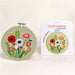 KIT BRODERIE AVEC TAMBOUR 15 CM - BOUQUET CHAMPETRE Broderie MILPOINT 