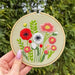 KIT BRODERIE AVEC TAMBOUR 15 CM - BOUQUET CHAMPETRE Broderie MILPOINT 