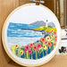 KIT BRODERIE AVEC TAMBOUR 15 CM - COTE SAUVAGE Broderie MILPOINT 