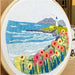 KIT BRODERIE AVEC TAMBOUR 15 CM - COTE SAUVAGE Broderie MILPOINT 