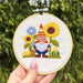 KIT BRODERIE AVEC TAMBOUR 15 CM - GNOME DE JARDIN Broderie MILPOINT 