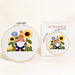 KIT BRODERIE AVEC TAMBOUR 15 CM - GNOME DE JARDIN Broderie MILPOINT 