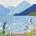 KIT BRODERIE AVEC TAMBOUR 15 CM - LES FLEURS DU LAC BLEU Broderie MILPOINT 