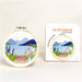 KIT BRODERIE AVEC TAMBOUR 15 CM - LES FLEURS DU LAC BLEU Broderie MILPOINT 