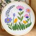 KIT BRODERIE AVEC TAMBOUR 15 CM - PRAIRIE PASTEL Broderie MILPOINT 