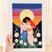 KIT CANEVAS COMPLET - DESSIN 20 X 30 CM - AMOURS LUNAIRES Broderie MILPOINT 