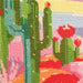 KIT CANEVAS COMPLET - DESSIN 20 X 30 CM - LE RIVAGE DES CACTUS Broderie MILPOINT 
