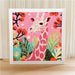 KIT CANEVAS COMPLET - DESSIN 30 X 30 CM - GIRAFE POP Broderie MILPOINT 