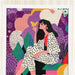 KIT CANEVAS COMPLET - DESSIN 40 X 50 CM - LA FEMME AU PAPILLON Broderie MILPOINT 