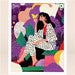 KIT CANEVAS COMPLET - DESSIN 40 X 50 CM - LA FEMME AU PAPILLON Broderie MILPOINT 