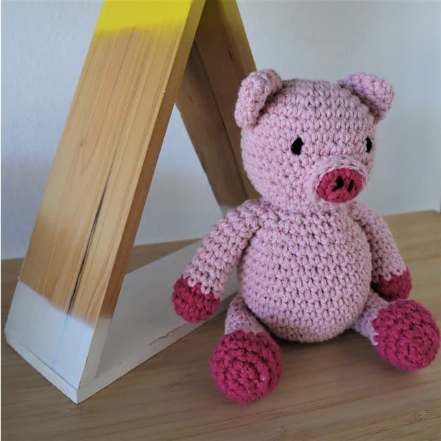 Kit crochet - Amigurumi - Maggie le Porcelet - Eco Barbante Milano - Hoooked Hoooked 