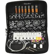 Kit d'aiguilles circulaires interchangeables Bambou Chiaogoo Red Lace - 13cm - Taille 2.75 à 5mm Tricot Chiaogoo 