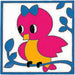 Kit de canevas enfant - Piou piou Broderie Margot 