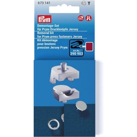 Kit démontage de bouton pression jersey 8+10mm Mercerie Prym 
