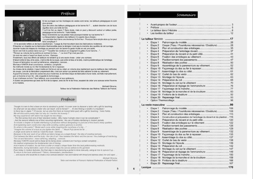 L'ART DU TAILLEUR Livre Esmodeditions 