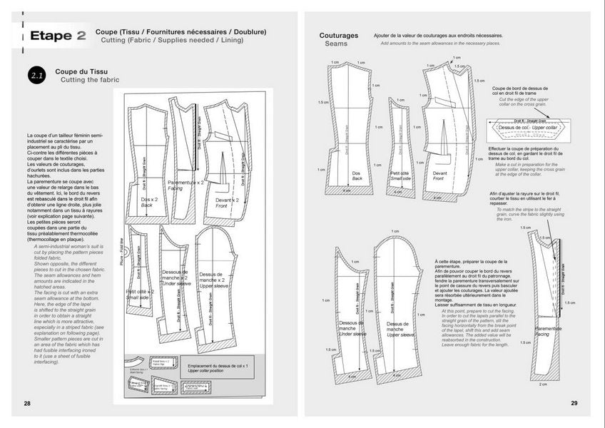 L'ART DU TAILLEUR Livre Esmodeditions 