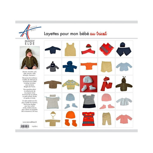 LAYETTES POUR MON BEBE AU TRICOT - 23 MODELES Livre Neva 