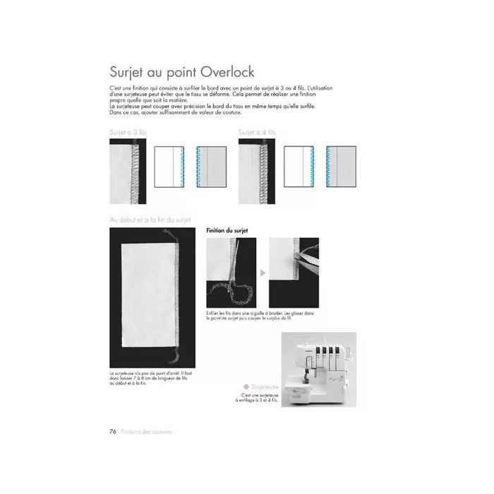 Les bases de la couture - La couture machine par Yoshino Mizuno Livre Les éditions de saxe 