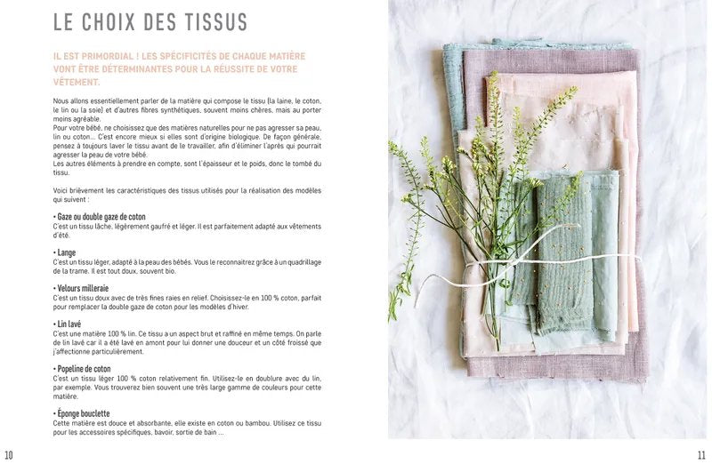 LES INDISPENSABLES DE BEBE - 10 MODELES FACILES - 1 PROJET EN 2 H Livre Hachette Loisirs 