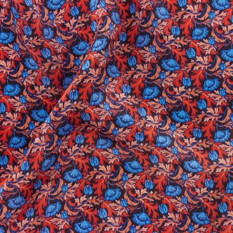 Liberty de soie plume poppy Tissus Liberty Fabrics 