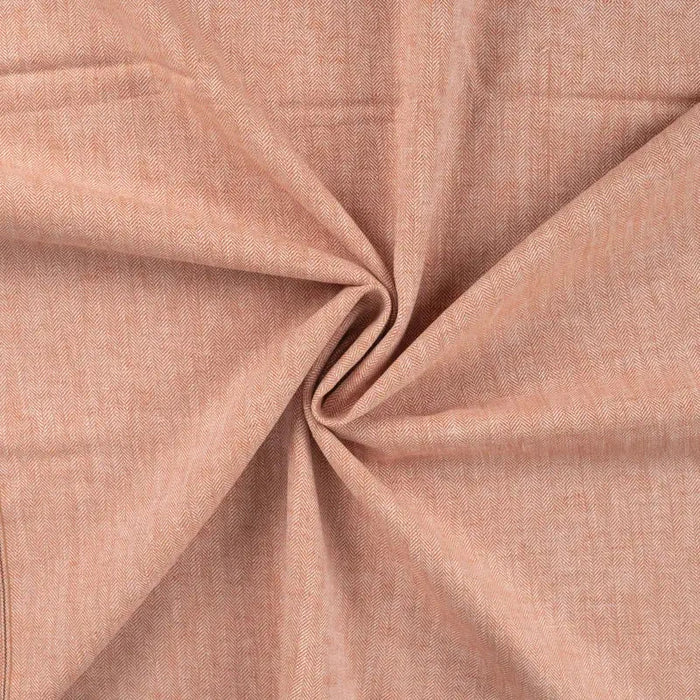 Lin Coton - Linen Herringbone Tissus Quality Textiles 