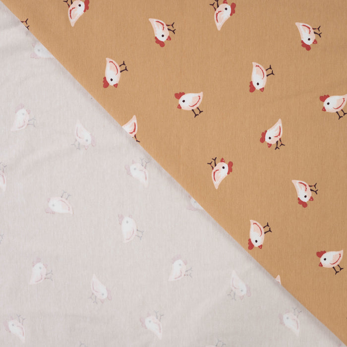Little chickens beach sand Tissus Quality Textiles 
