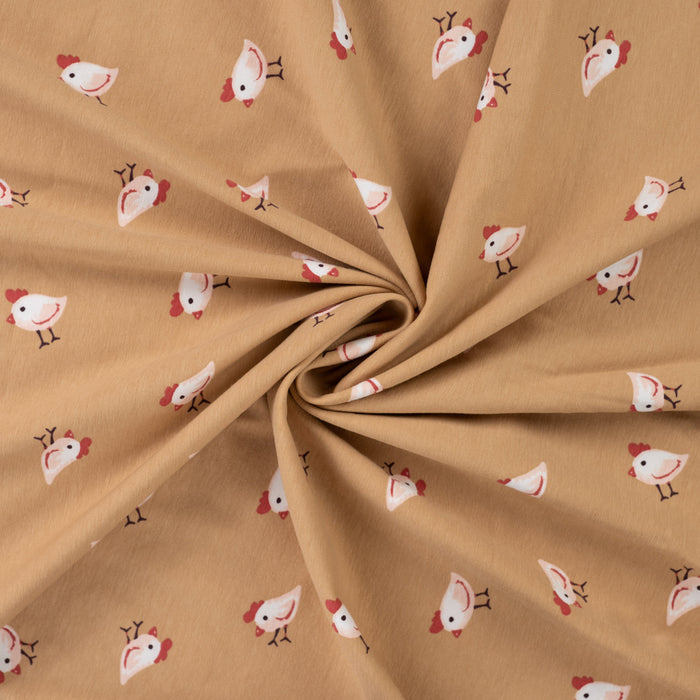 Little chickens beach sand Tissus Quality Textiles 
