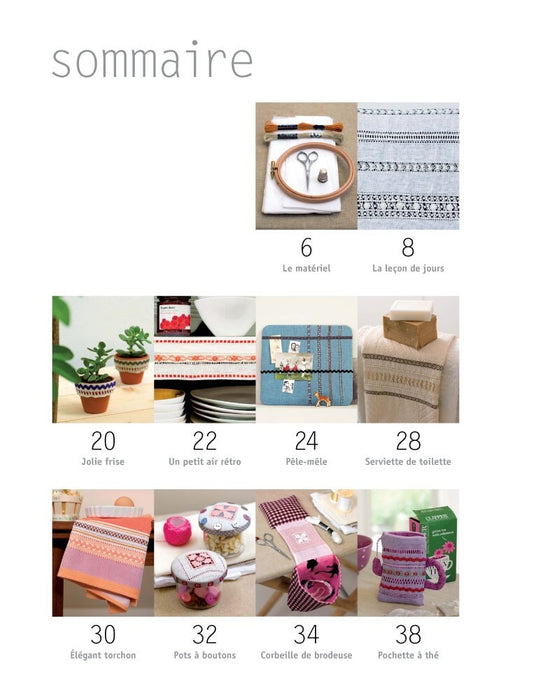 Livre broderie de jours Livre Le Temps Apprivoisé 