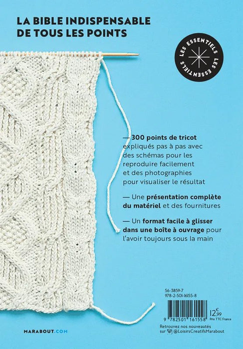 Livre Le tricot en 300 points - Nouvelle édition Livre Marabout 