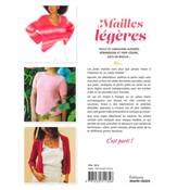 MAILLES LEGERES - 20 MODELES A TRICOTER POUR L'ETE Livre Éditions marie claire 